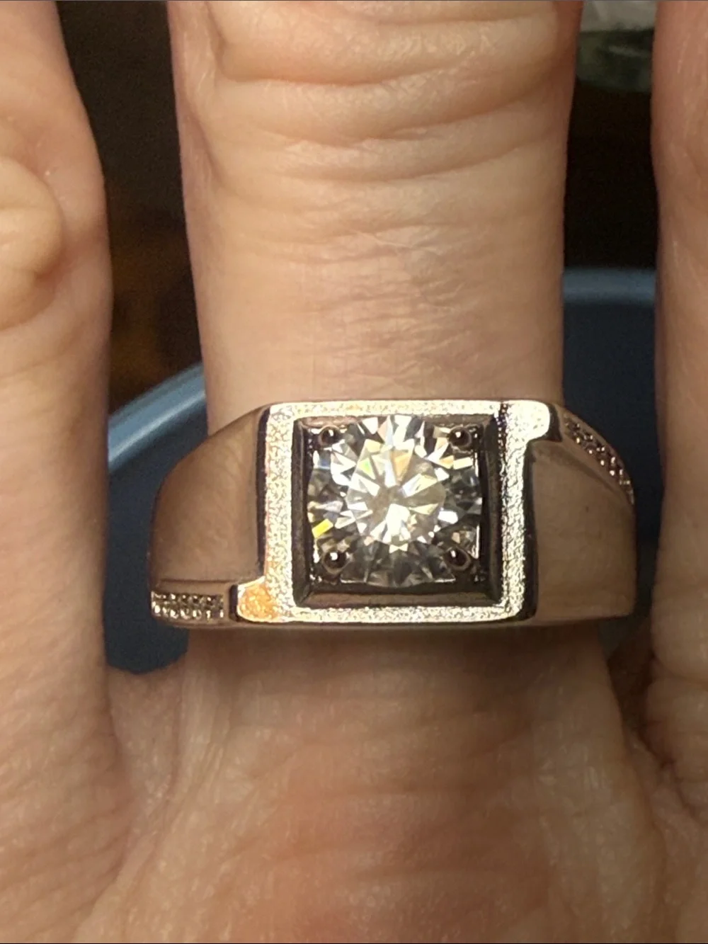 Moissanite elegant 925